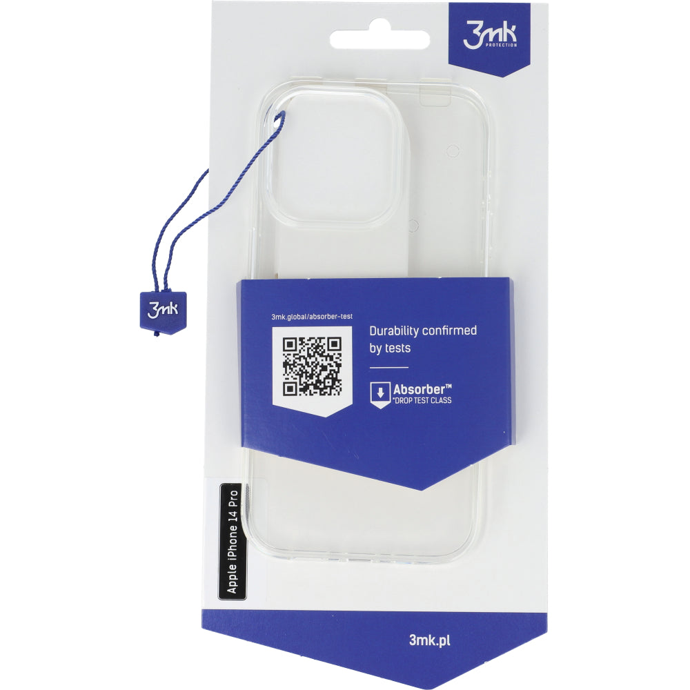 Schutzhülle 3mk Clear Case für iPhone 14 Pro, Transparent
