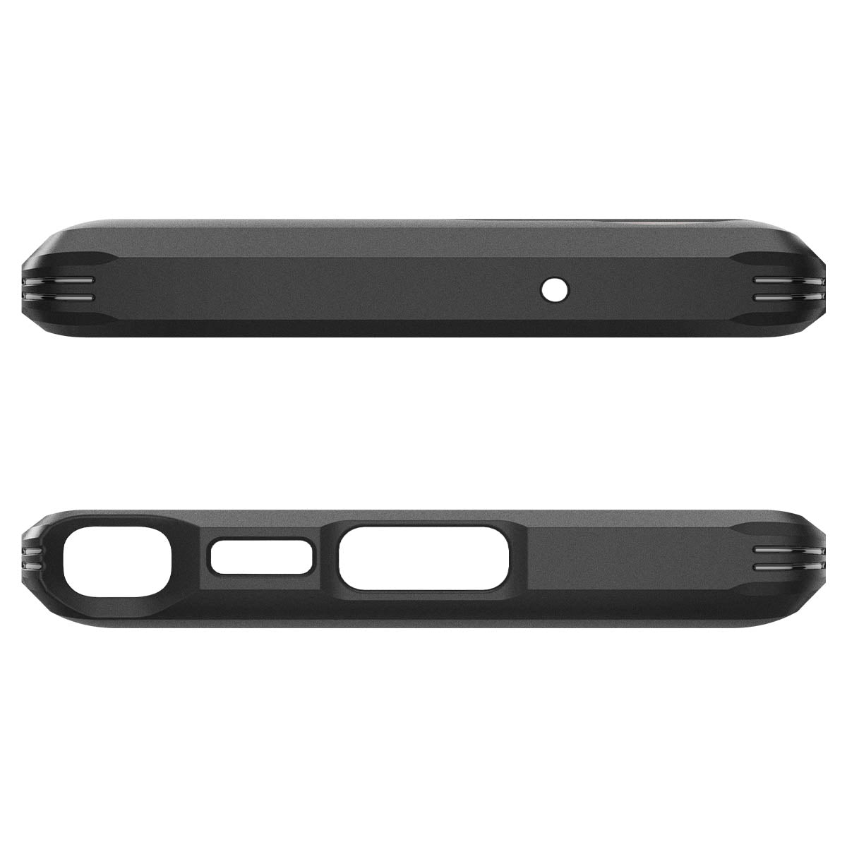 Schutzhülle Spigen Tough Armor für Galaxy S23 Ultra, Schwarz