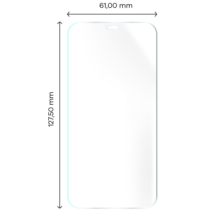 Hydrogel Folie für den Bildschirm Bizon Film Hydrogel Front Duo für iPhone 12 Mini, 2 Stück