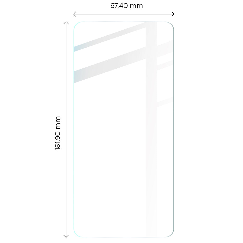 Gehärtetes Glas - 3 Stück + Kameraschutz, Galaxy A53, Bizon Glass Clear Pack