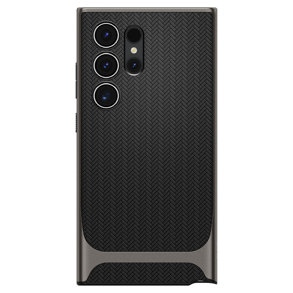 Schutzhülle für Galaxy S24 Ultra, Spigen Neo Hybrid, Rotguss-Schwarz