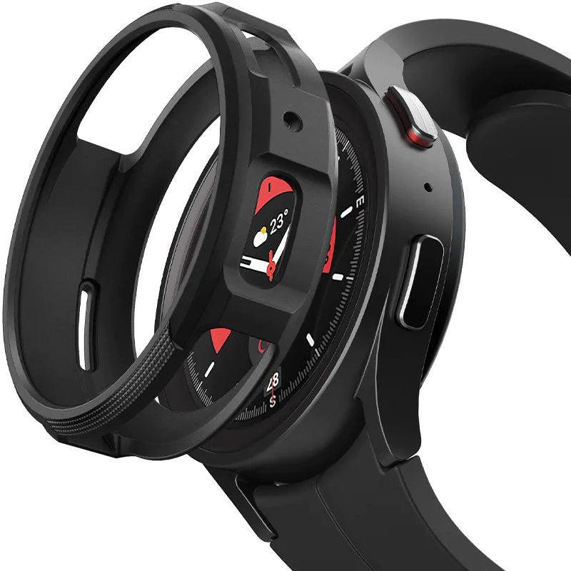 Schutzhülle Spigen Liquid Air für Galaxy Watch 5 Pro 45mm, Schwarz