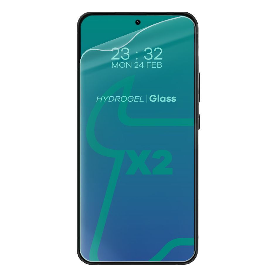 Hydrogel Folie für den Bildschirm Bizon Glass Hydrogel Front Duo für Galaxy S23, 2 Stück