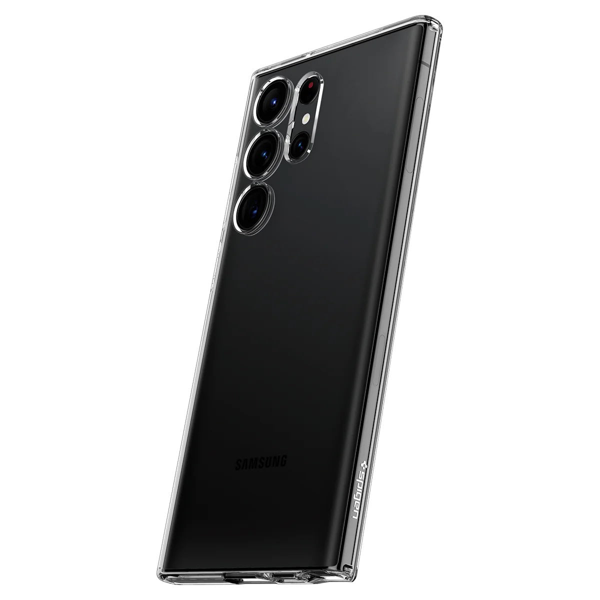 Schutzhülle Spigen Liquid Crystal für Galaxy S23 Ultra, Transparent