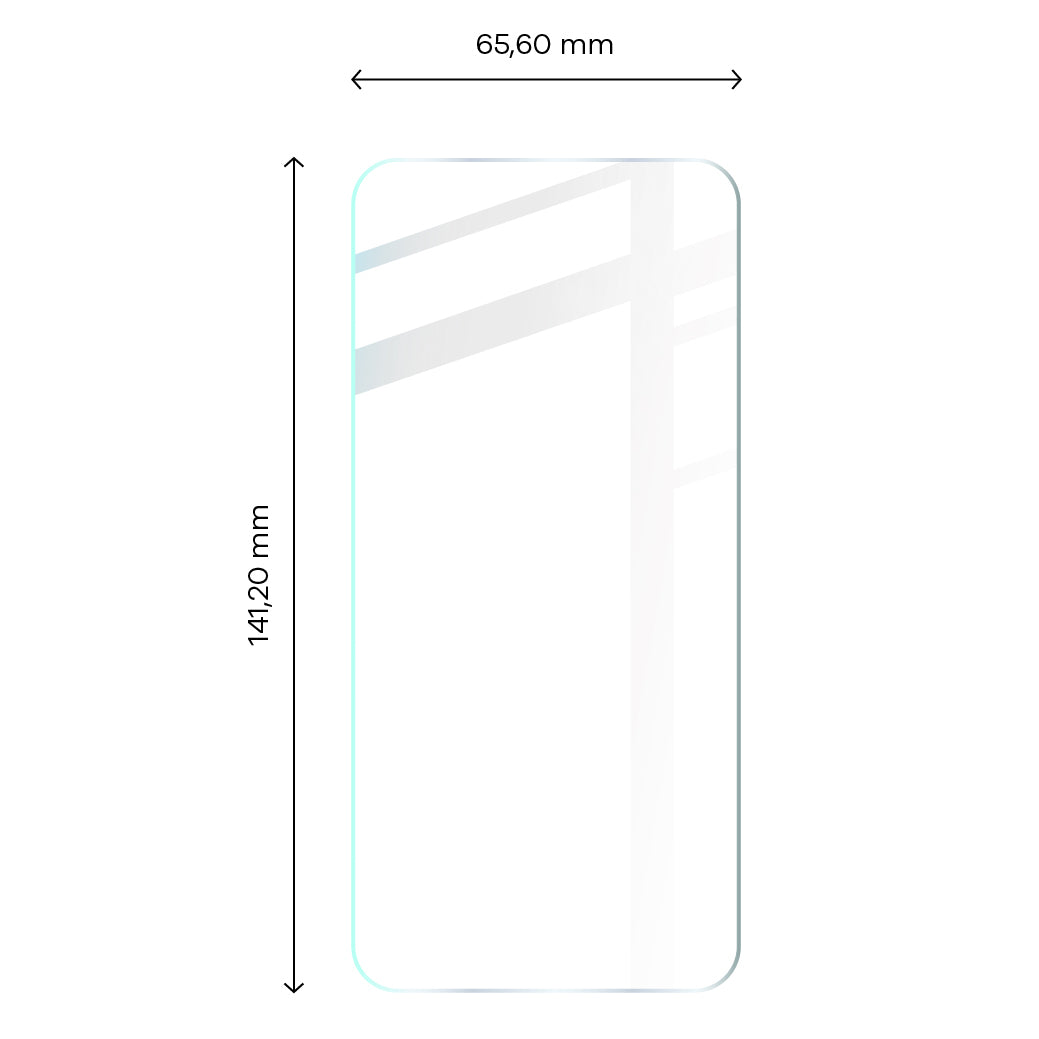 Gehärtetes Glas - 3 Stück + Kameraschutz, Galaxy S23, Bizon Glass Clear Pack