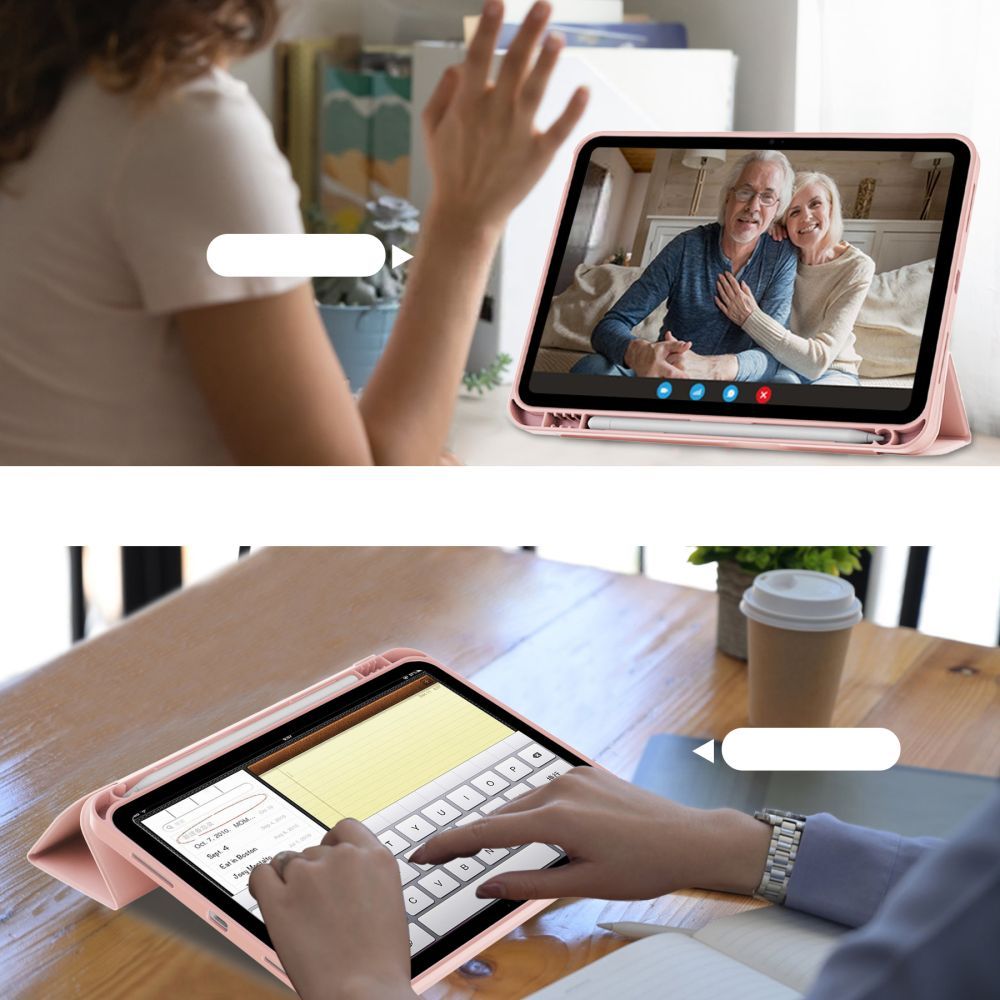 Schutzhülle für iPad 11 / 10 gen. 2025 / 2022, Tech-Protect SC Pen, Rosa
