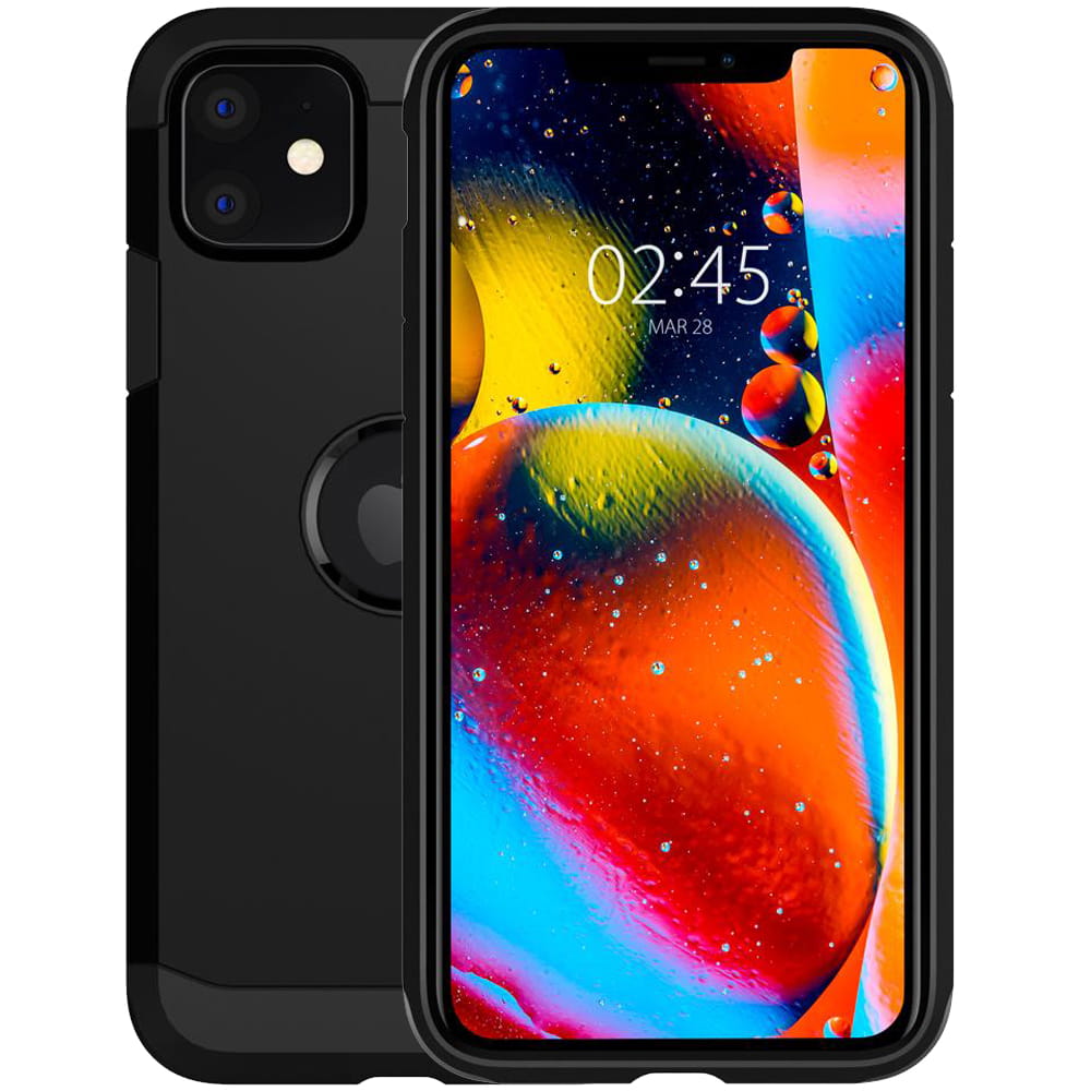 Schutzhülle Spigen Tough Armor iPhone 11 schwarz