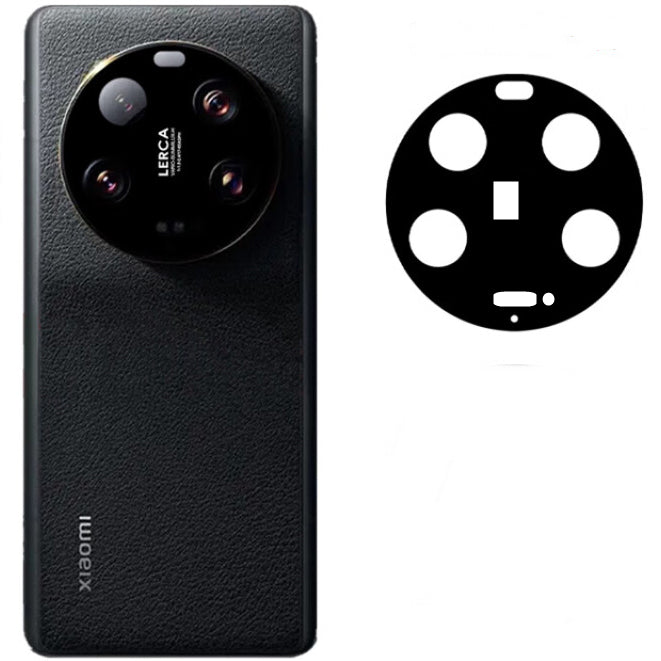 Gehärtetes Glas für die Kamera Bizon Glass Silk Lens für Xiaomi 13 Ultra, 2 Stück