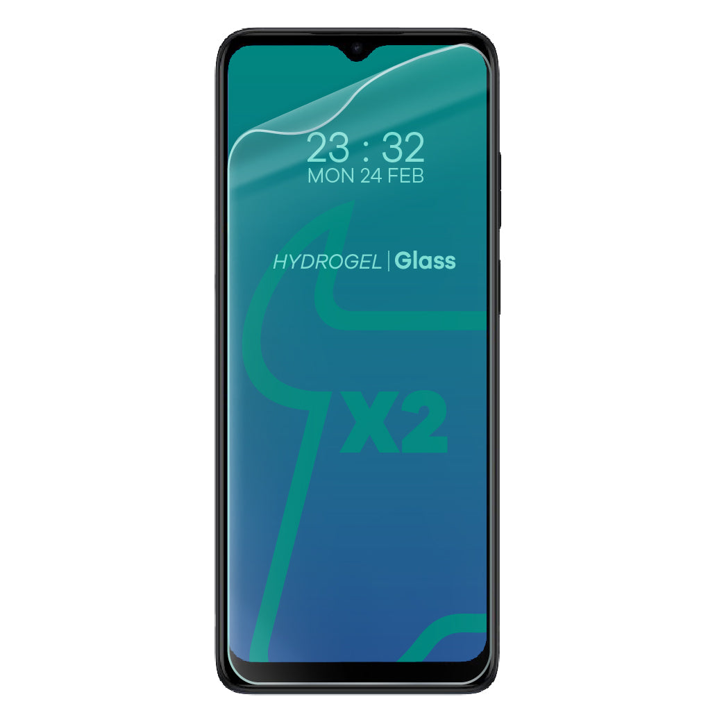 Hydrogel Folie für den Bildschirm Bizon Film Hydrogel Front Duo für Motorola Moto E22 / E22i, 2 Stück
