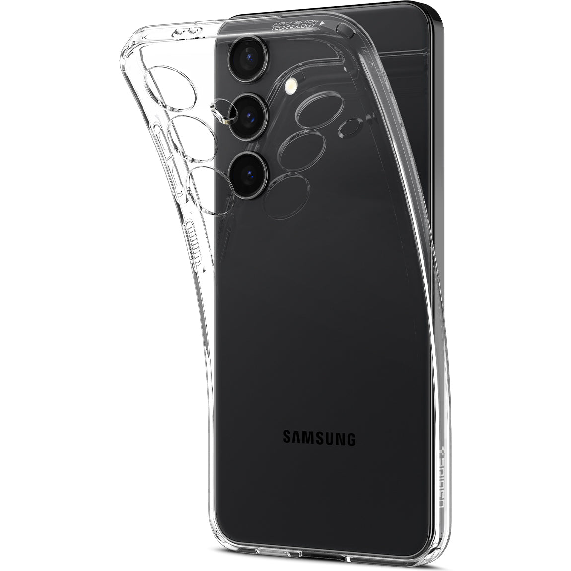 Schutzhülle für Galaxy S24, Spigen Liquid Crystal, Transparent