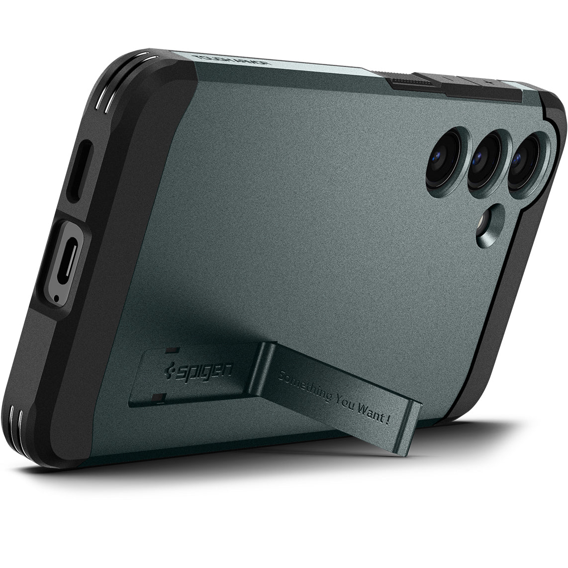 Schutzhülle für Galaxy S24, Spigen Tough Armor, Grün