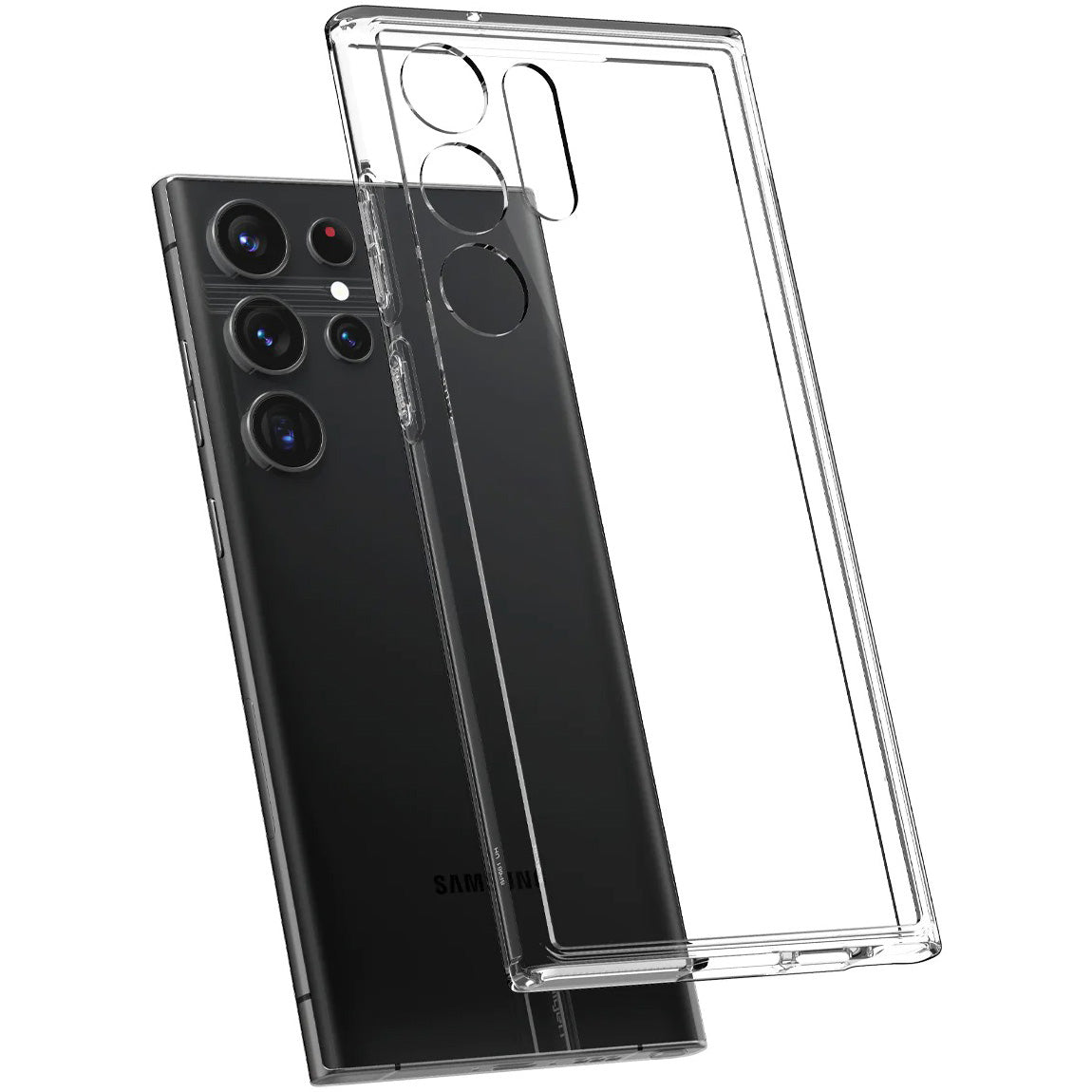 Schutzhülle Spigen Ultra Hybrid für Galaxy S23 Ultra, Transparent