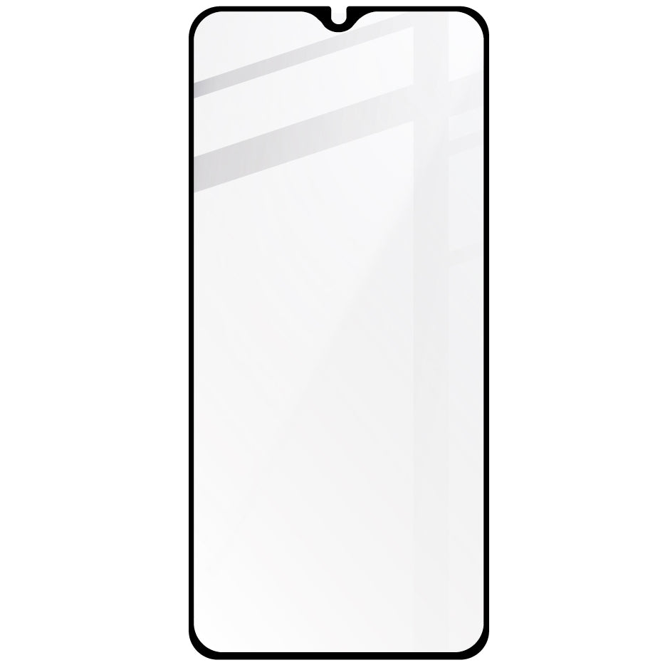 Gehärtetes Glas Bizon Glass Edge Pack - 2 Stück + Kameraschutz für Galaxy A24, Schwarz