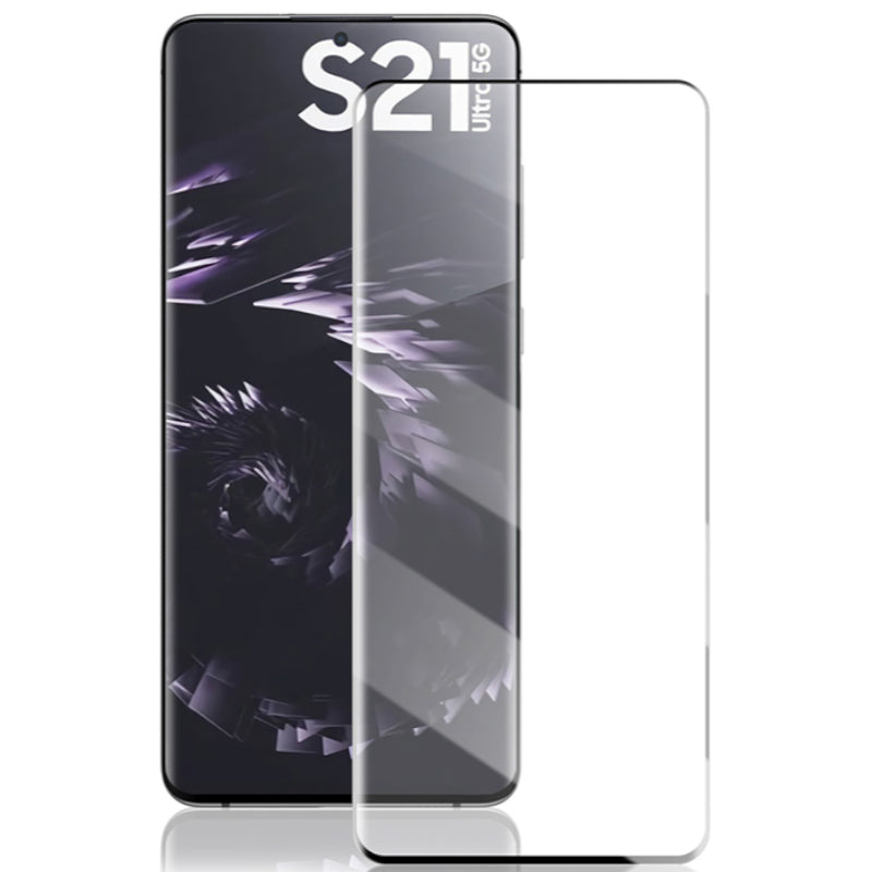 Gehärtetes Glas Mocolo TG+ FG 3D für Galaxy S21 Ultra schwarzer Rahmen