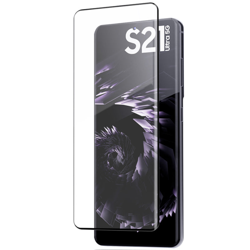 Gehärtetes Glas Mocolo TG+ FG 3D für Galaxy S21 Ultra schwarzer Rahmen