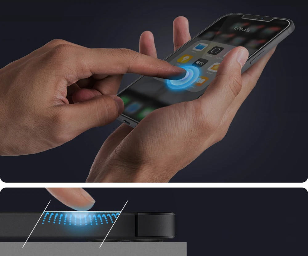 Glas für die Schutzhülle Spigen Glas.tR EZ Fit 2-Pack iPhone 12 / 12 Pro