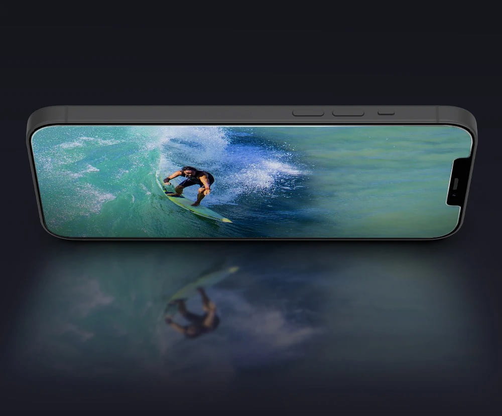 Glas für die Schutzhülle Spigen Glas.tR EZ Fit 2-Pack iPhone 12 / 12 Pro