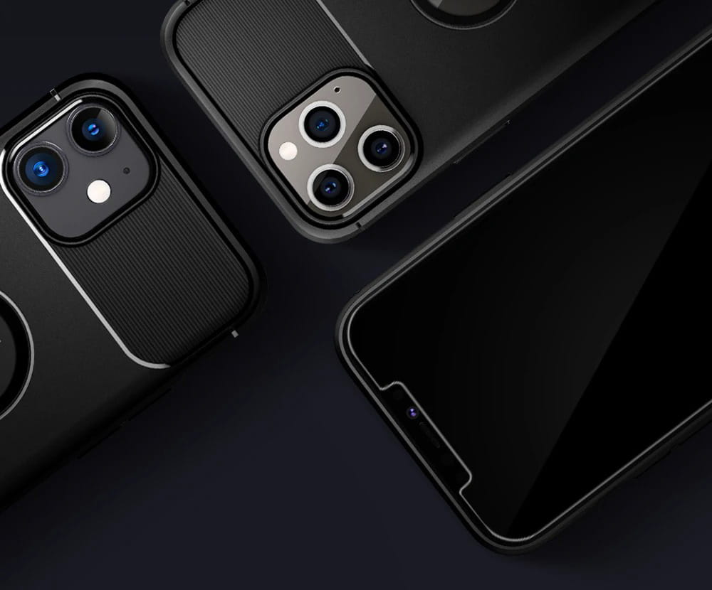 Glas für die Schutzhülle Spigen Glas.tR EZ Fit 2-Pack iPhone 12 / 12 Pro
