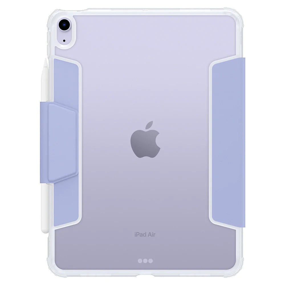 Schutzhülle für iPad Air 11" / 10.9" 2020-2026 / Pro 11" 2018, Spigen Ultra Hybrid Pro, Transparent/Violett