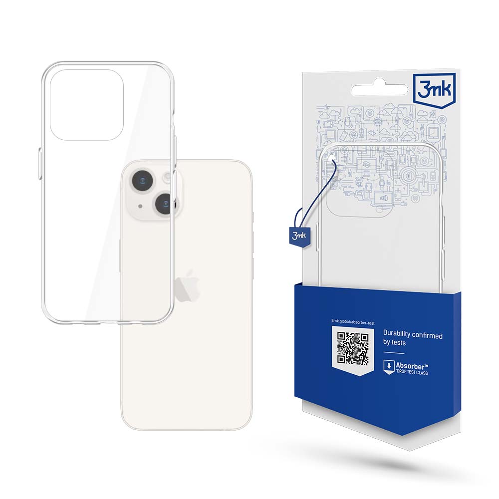 Schutzhülle 3mk Armor Case für Apple iPhone 15, Transparent