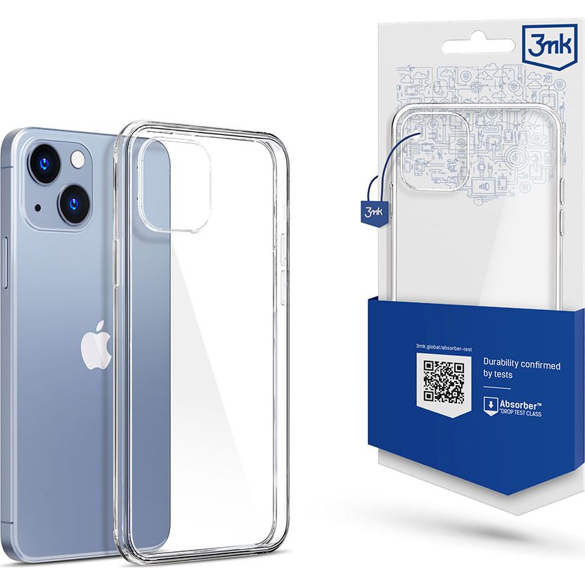 Schutzhülle 3mk Clear Case für Apple iPhone 15, Transparent