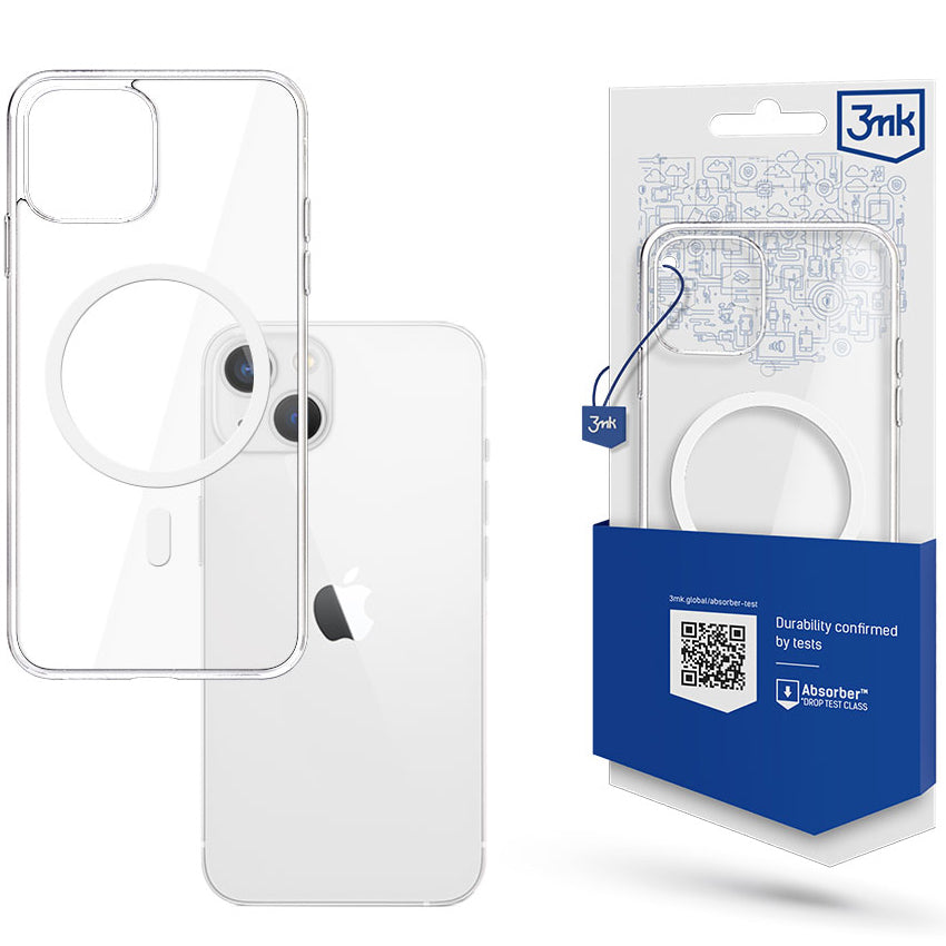 Schutzhülle 3mk Mag Case für Apple iPhone 15 Plus, Transparent