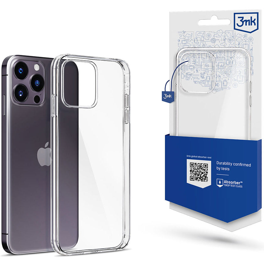Schutzhülle 3mk Clear Case für Apple iPhone 15 Pro, Transparent