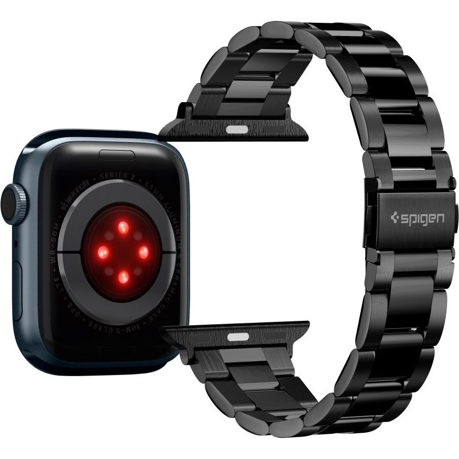 Armband Spigen Modern Fit Band für Apple Watch 42/41/40/38 mm, Schwarz