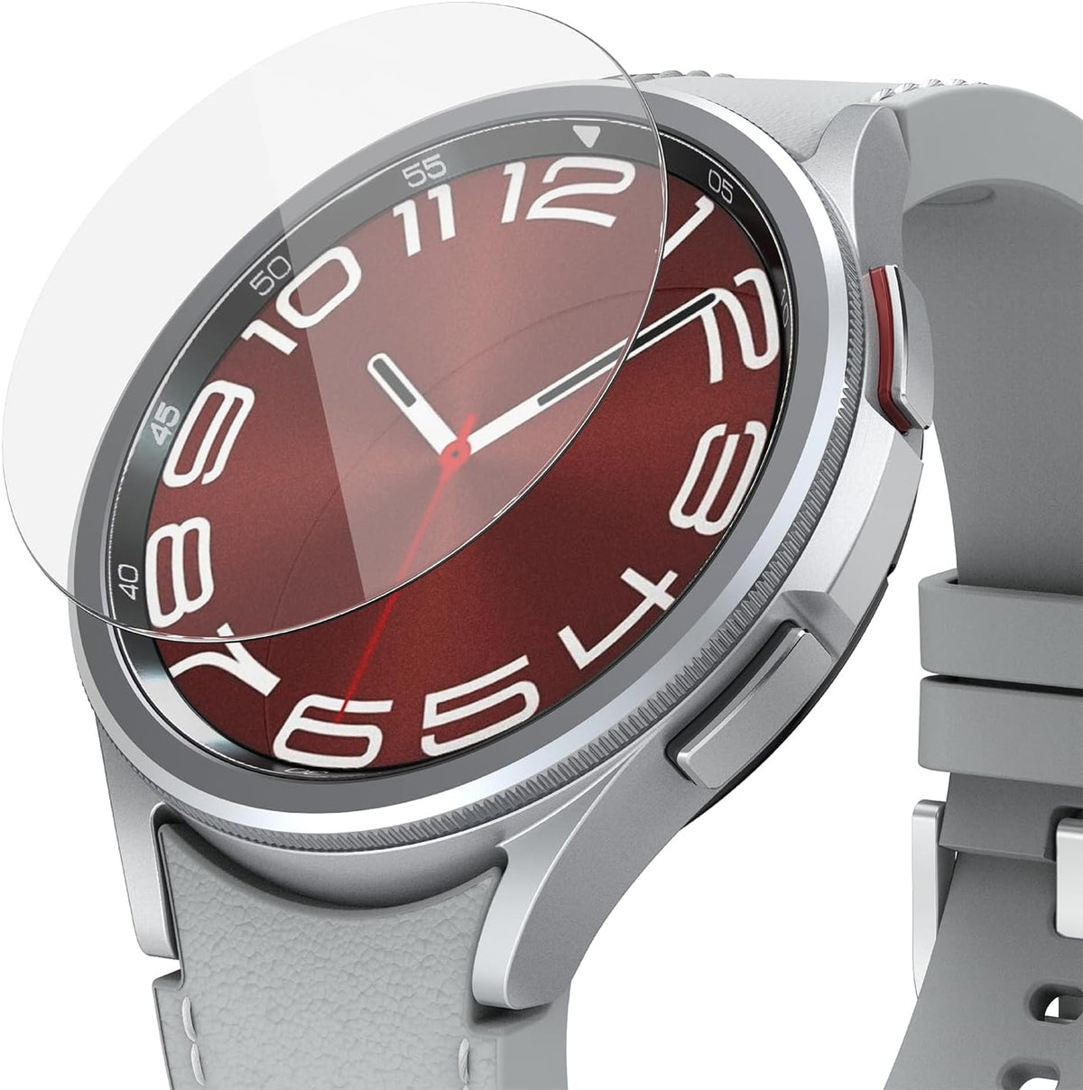 Gehärtetes Glas Bizon Glass Watch Clear, Galaxy Watch 6 Classic 43 mm