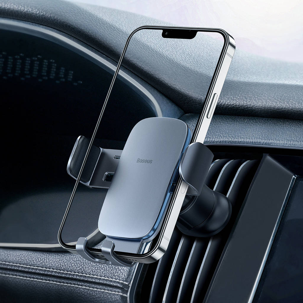 Handyhalterung Baseus Metal Age II Gravity Car Mount, Dunkelgrau