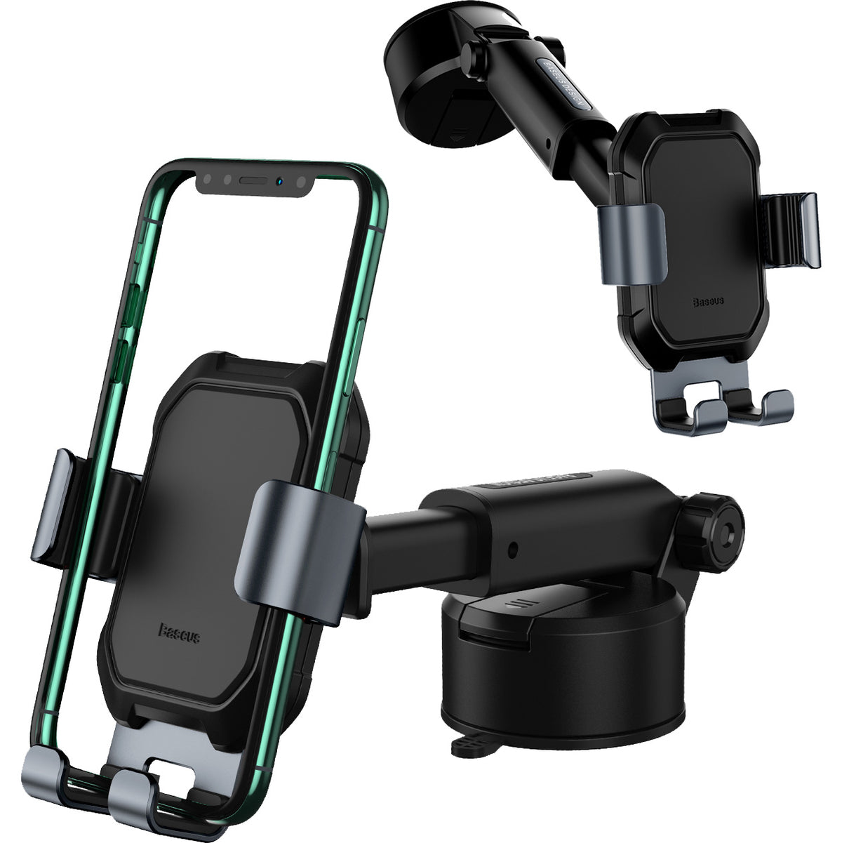Handyhalterung für Auto Baseus Tank Gravity Car Mount Holder, schwarz
