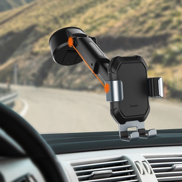 Handyhalterung für Auto Baseus Tank Gravity Car Mount Holder, schwarz
