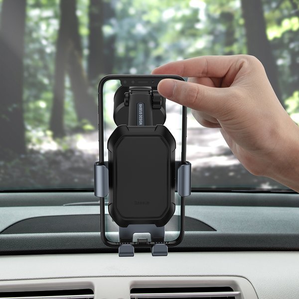 Handyhalterung für Auto Baseus Tank Gravity Car Mount Holder, schwarz