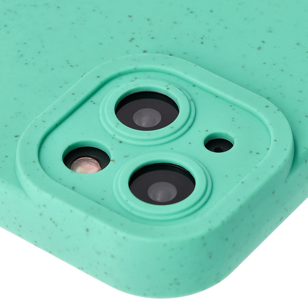 Ökologische Schutzhülle für iPhone 14 Plus, Bizon Bio Case, Grün