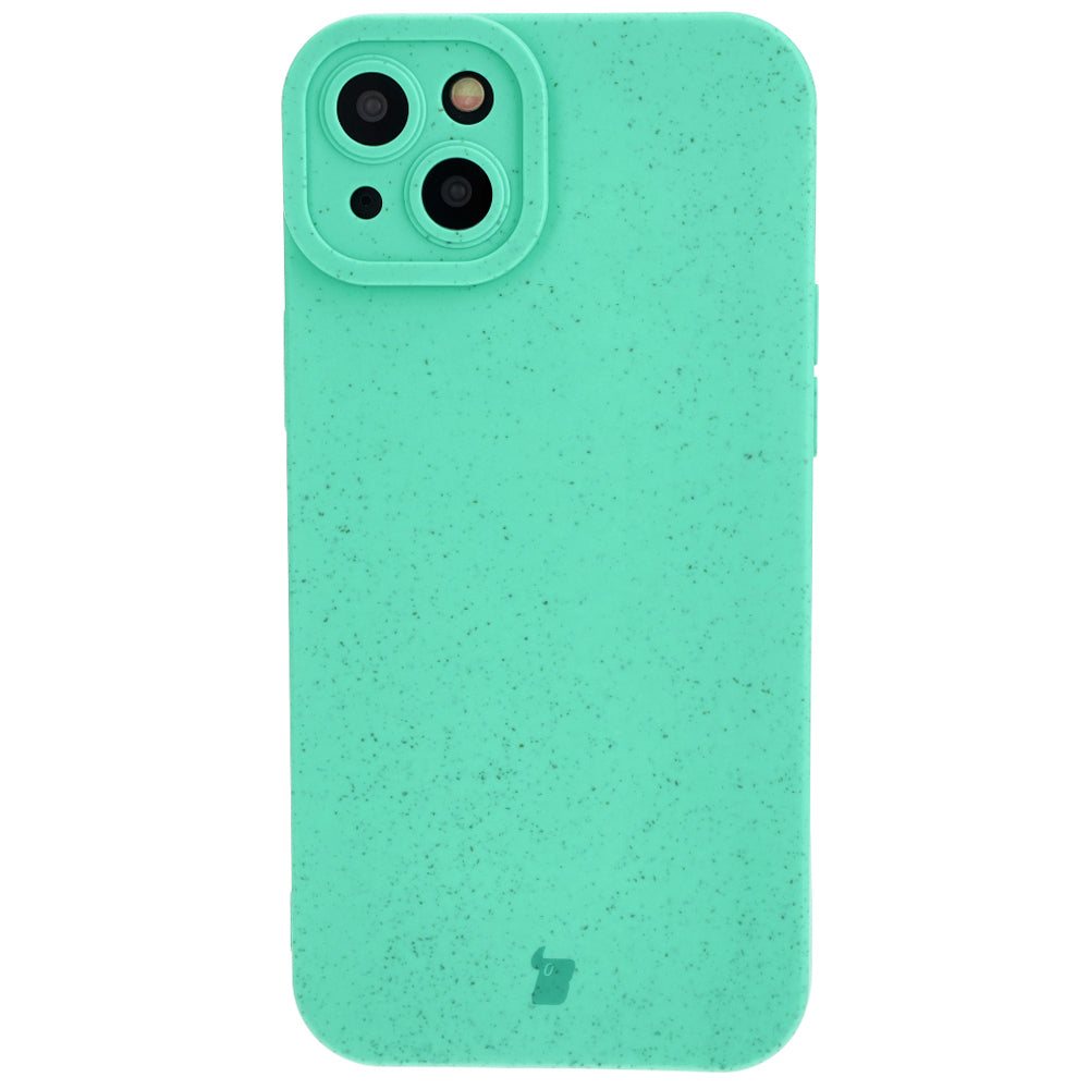 Ökologische Schutzhülle für iPhone 14 Plus, Bizon Bio Case, Grün