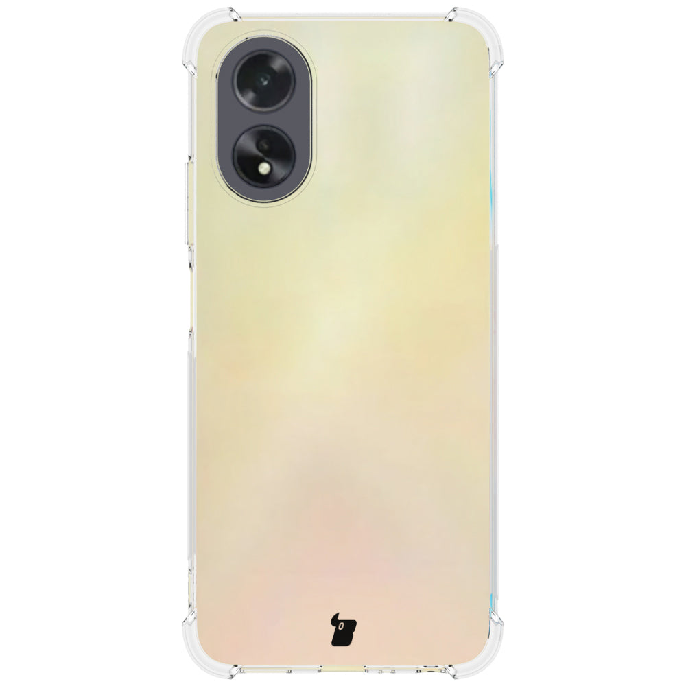 Schutzhülle + 2x Glas Bizon Case Clear Pack für Oppo A38 4G, Transparent