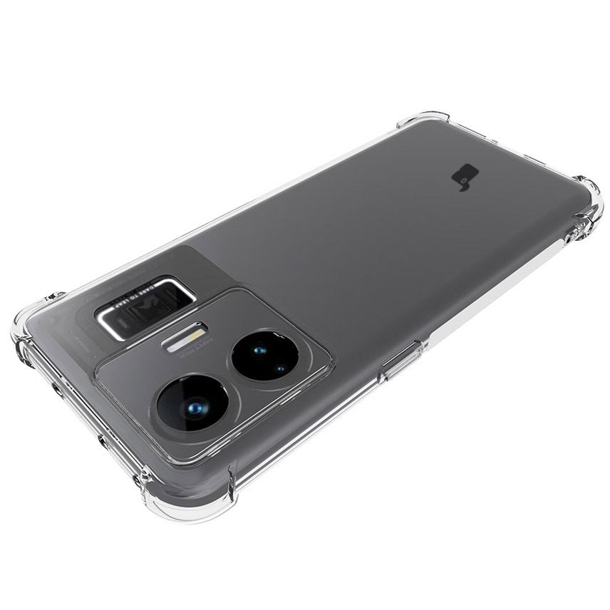 Schutzhülle + 2x Folie Bizon Case Clear Pack für Realme GT3, Transparent