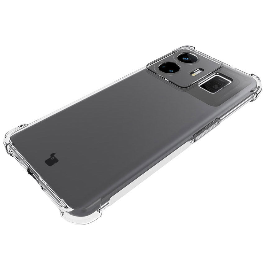 Schutzhülle + 2x Folie Bizon Case Clear Pack für Realme GT3, Transparent