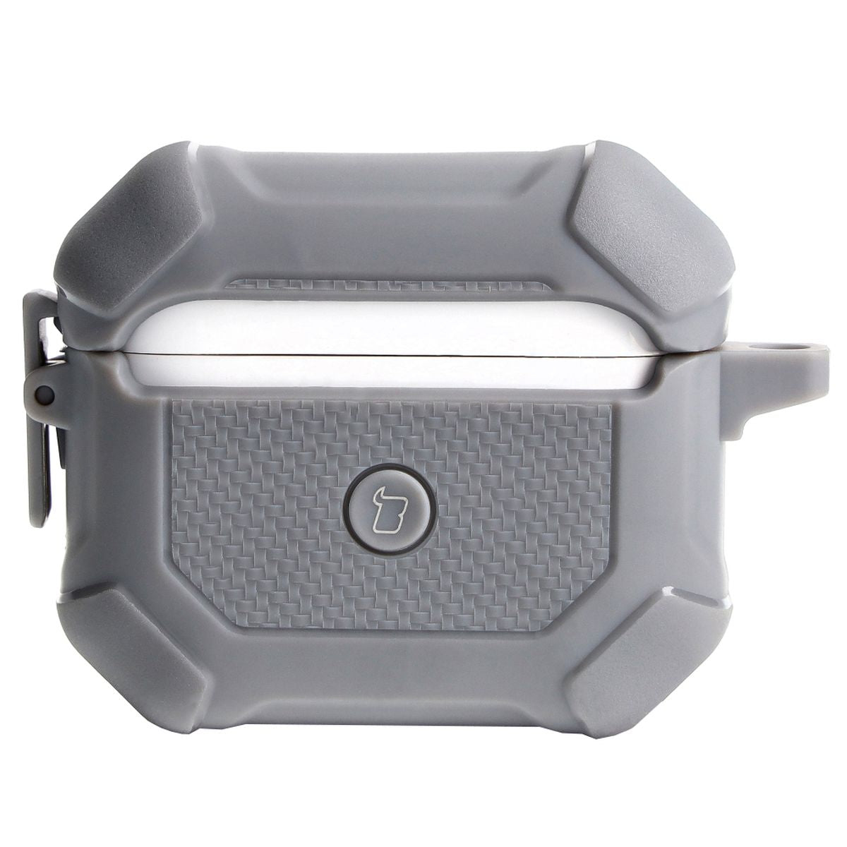 Schutzhülle für Apple Airpods 3 Bizon Case Headphone Armor, Grau