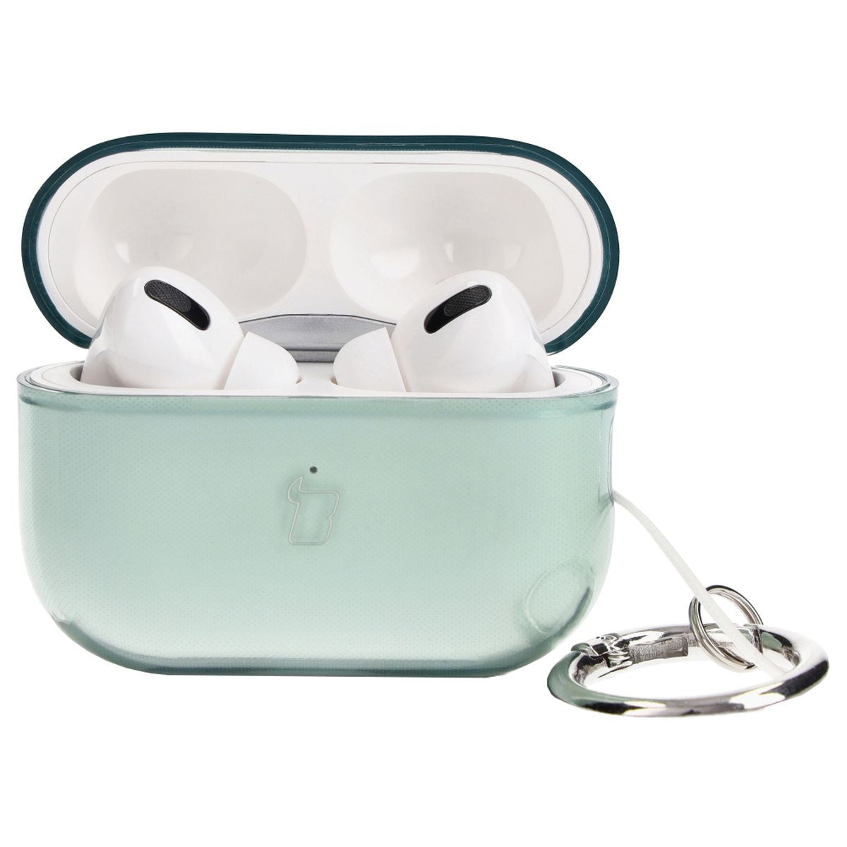 Schutzhülle für AirPods Pro 2, Bizon Case Headphone Clear, Transparent-Grün