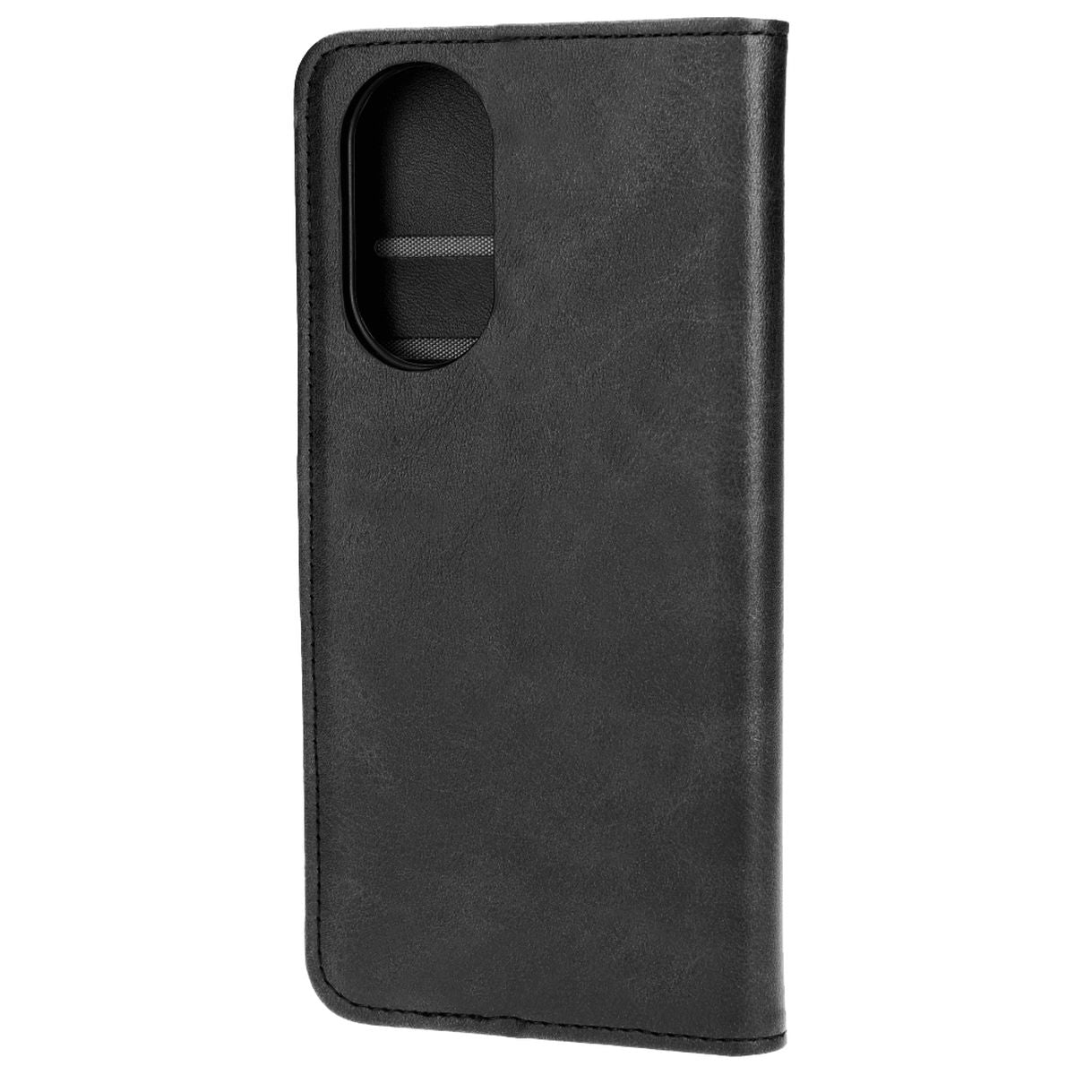 Handyhülle mit Klappe für Oppo A58 4G, Bizon Case Pocket, Schwarz