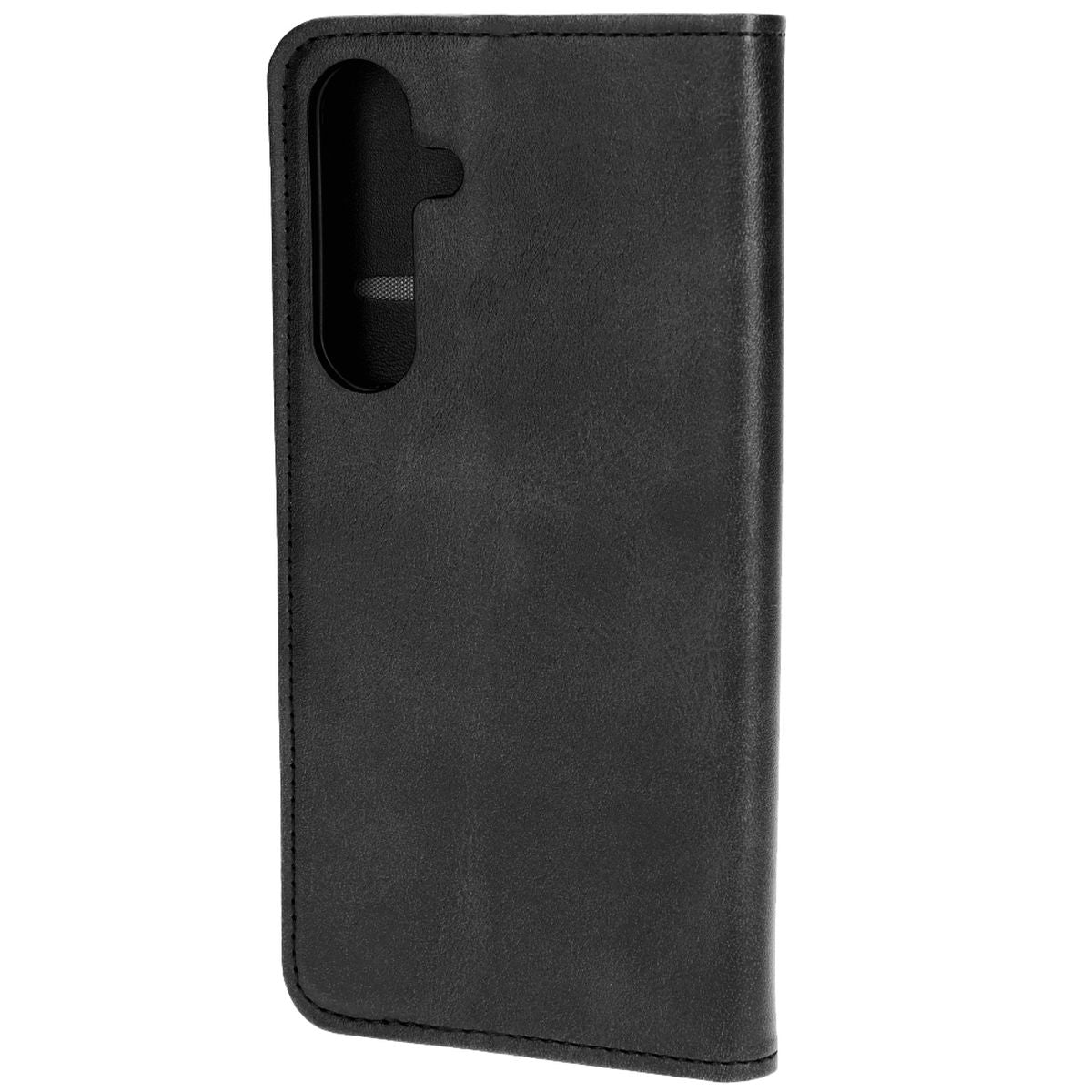 Handyhülle mit Klappe für Galaxy S24 Plus, Bizon Case Pocket Pro, Schwarz