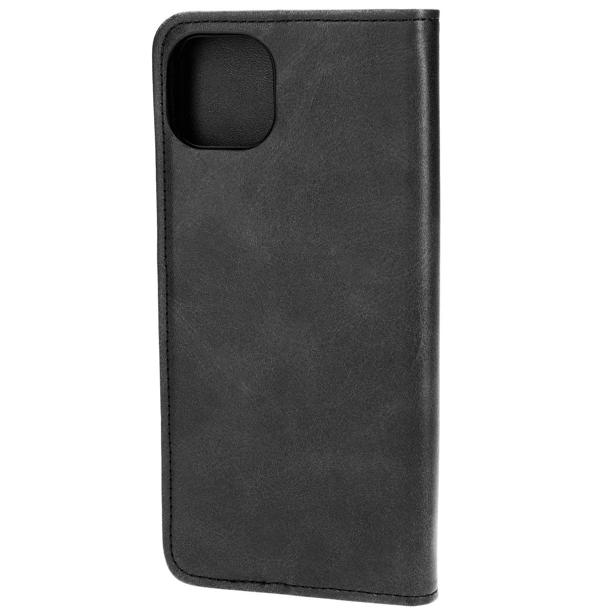 Handyhülle mit Klappe für iPhone 14 Plus, Bizon Case Pocket Pro, Schwarz