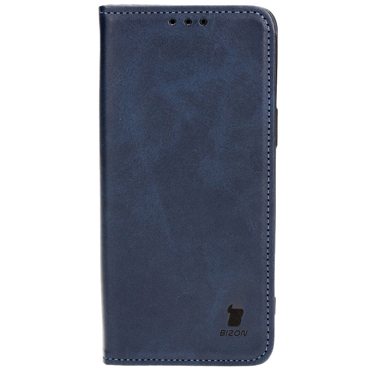 Handyhülle mit Klappe für iPhone 14 Plus, Bizon Case Pocket Pro, Dunkelblau