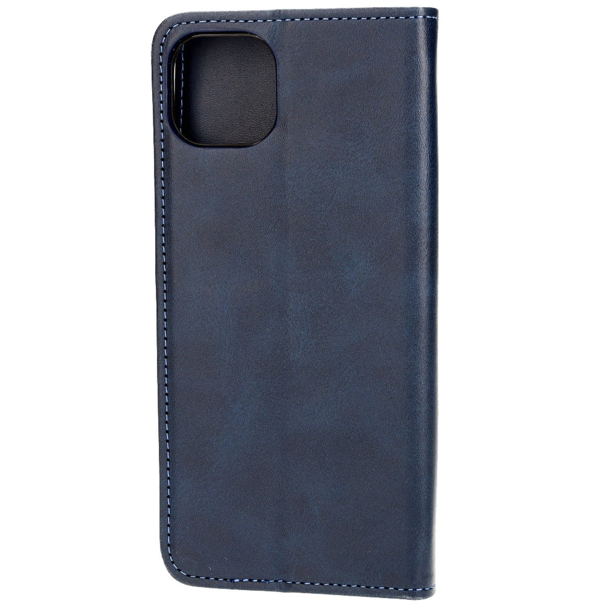Handyhülle mit Klappe für iPhone 14 Plus, Bizon Case Pocket Pro, Dunkelblau