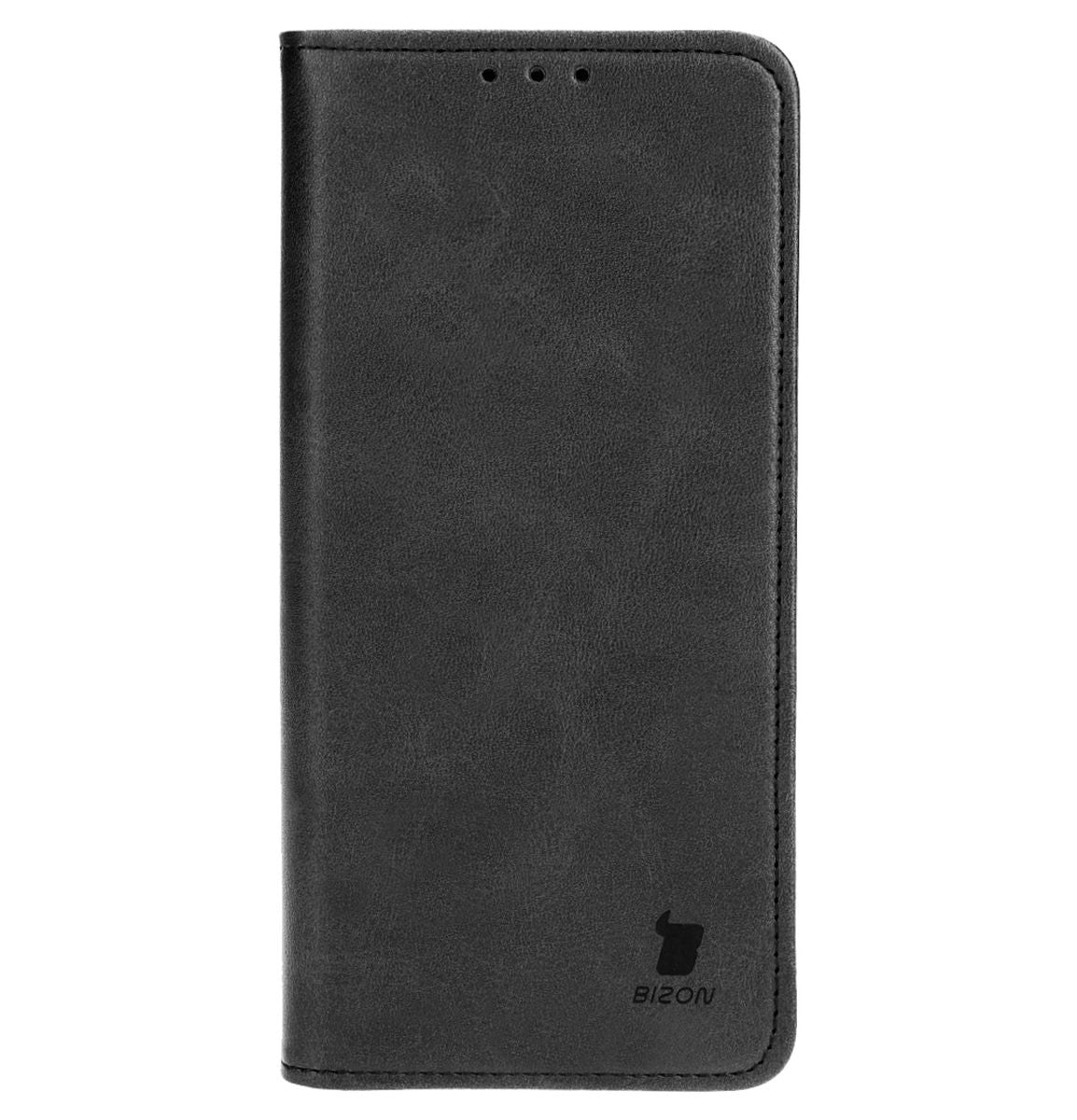 Handyhülle mit Klappe für Oppo A38 4G, Bizon Case Pocket Pro, Schwarz