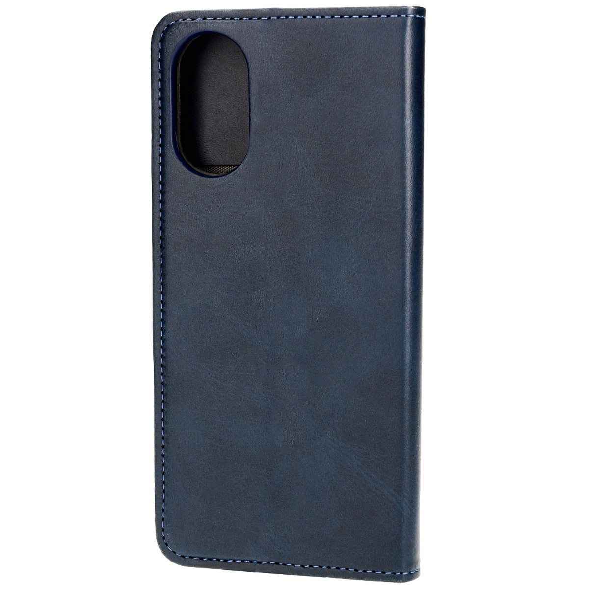 Handyhülle mit Klappe für Oppo A38 4G, Bizon Case Pocket Pro, Dunkelblau