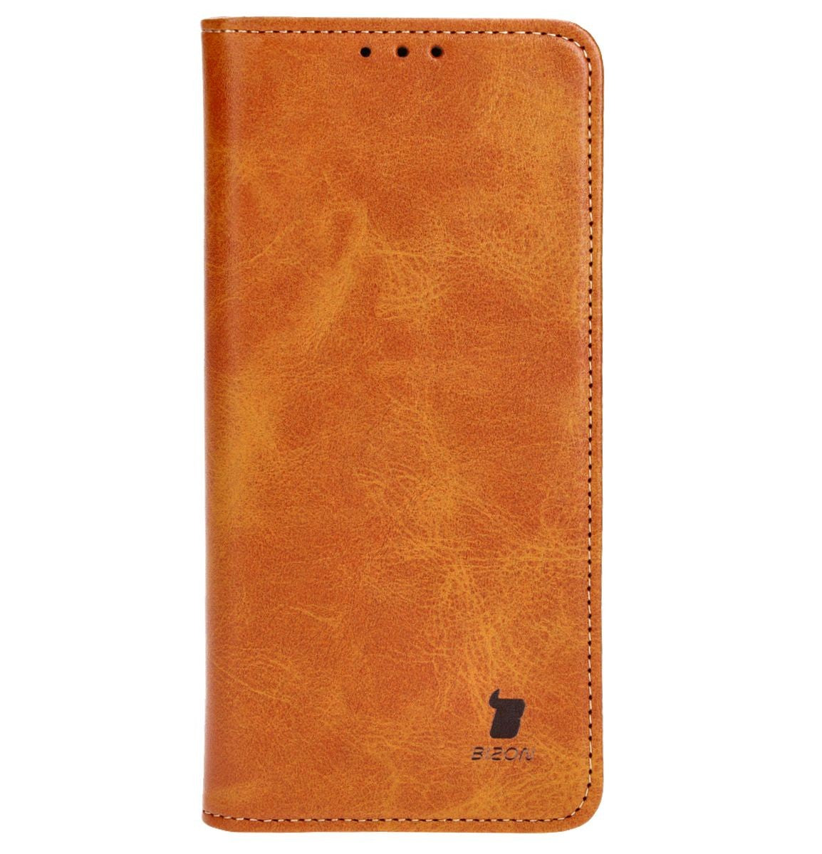 Handyhülle mit Klappe für Oppo A38 4G, Bizon Case Pocket Pro, Braun