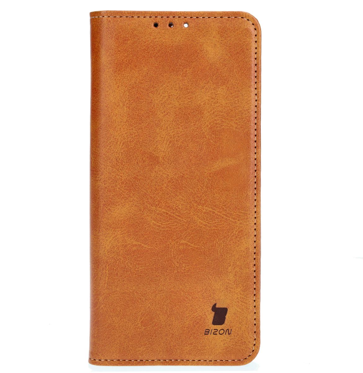 Handyhülle mit Klappe für Oppo A79 5G, Bizon Case Pocket Pro, Braun