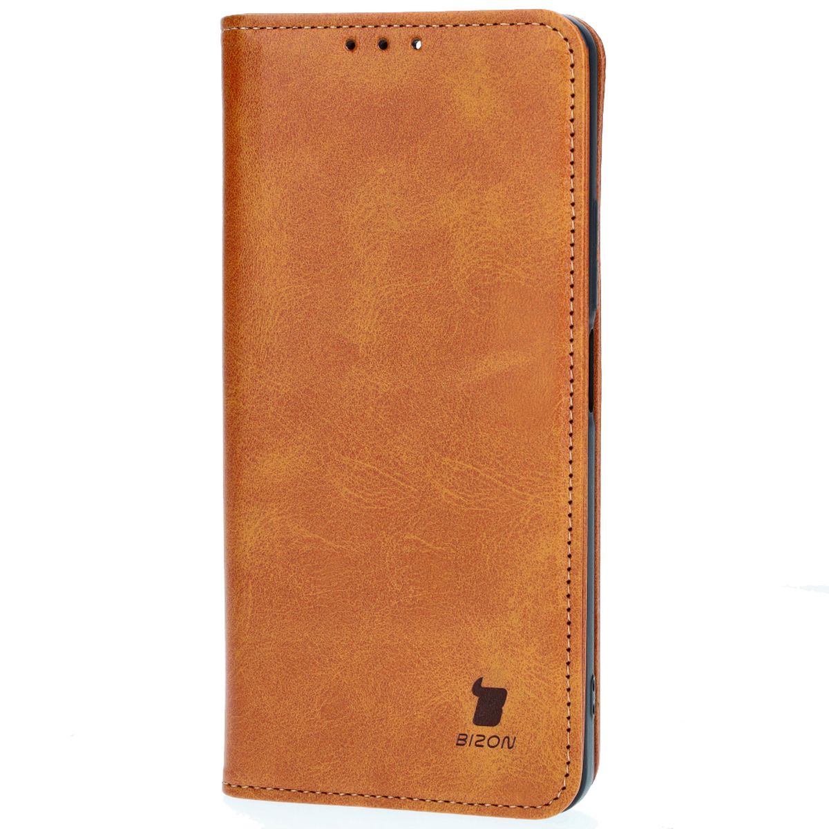 Handyhülle mit Klappe für Oppo A79 5G, Bizon Case Pocket Pro, Braun